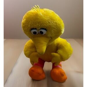 Big Bird Vintage Applause Sesame Street Large Yellow Stuffed Plush 18"
